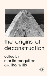bokomslag Origins of Deconstruction