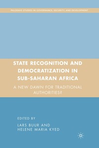 bokomslag State Recognition and Democratization in Sub-Saharan Africa