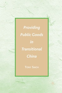 bokomslag Providing Public Goods in Transitional China