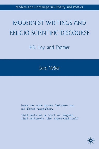 bokomslag Modernist Writings and Religio-scientific Discourse