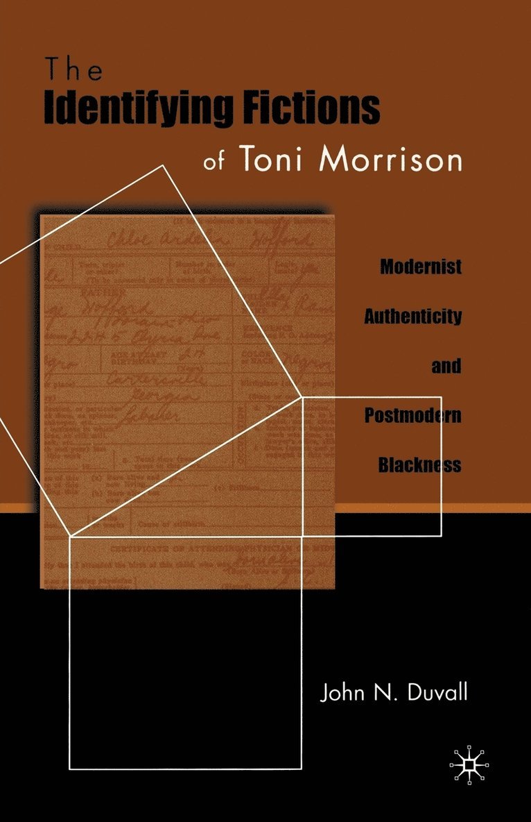 J. Duvall, John N. Duvall - Identifying Fictions of Toni Morrison, Häftad