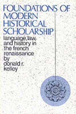 Foundations of Modern Historical Scholarship 1