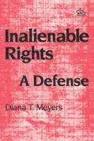 Diana Meyers - Inalienable Rights, Häftad