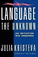 bokomslag Language: The Unknown