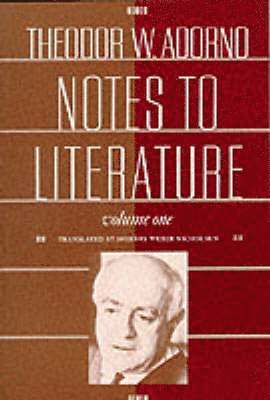 bokomslag Notes to Literature