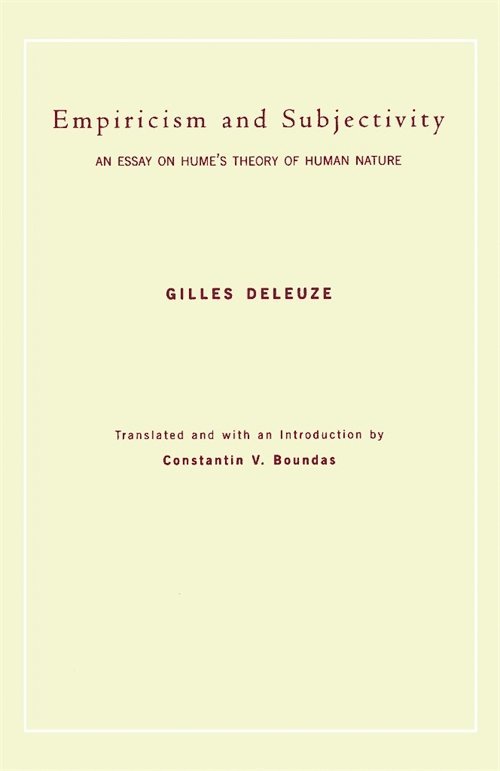 Gilles Deleuze - Empiricism and Subjectivity, Häftad
