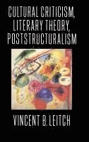 Vincent B. Leitch - Cultural Criticism, Literary Theory, Poststructuralism, Inbunden