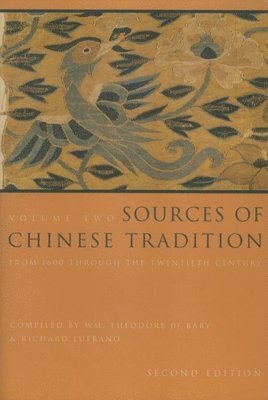 Sources of Chinese Tradition 1