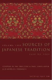 bokomslag Sources of Japanese Tradition