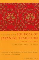 bokomslag Sources of Japanese Tradition, Abridged