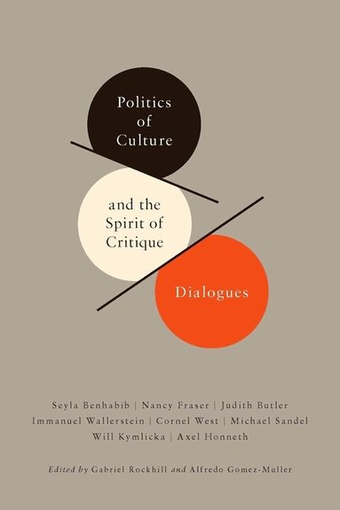 Gabriel Rockhill, Alfredo Gomez-Muller - Politics of Culture and the Spirit of Critique, Inbunden