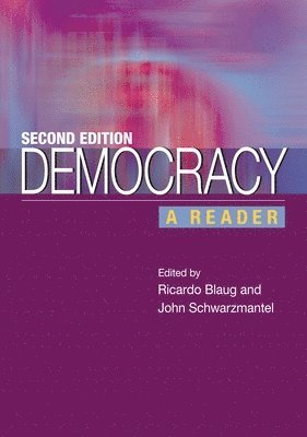 bokomslag Democracy: A Reader