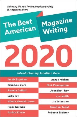 bokomslag The Best American Magazine Writing 2020