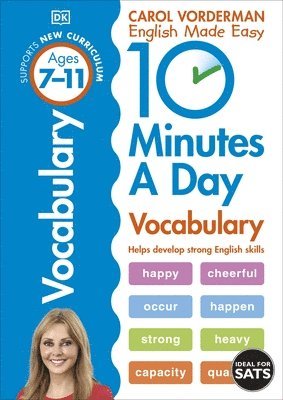Carol Vorderman - 10 Minutes A Day Vocabulary, Ages 7-11 (Key Stage 2), Häftad