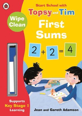 Jean Adamson - Wipe-Clean First Sums: Start School with Topsy and Tim, Häftad