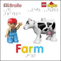 bokomslag DK Braille LEGO DUPLO Farm