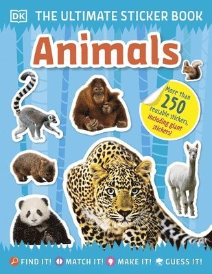 bokomslag Ultimate Sticker Book Animals