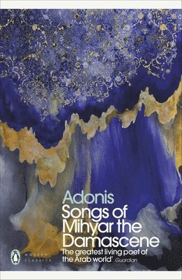 Adonis - Songs of Mihyar the Damascene, Häftad