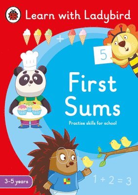 bokomslag First Sums: A Learn with Ladybird Activity Book 3-5 years