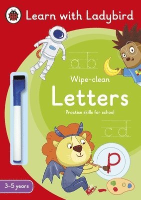 Ladybird - Letters: A Learn with Ladybird Wipe-Clean Activity Book 3-5 years, Häftad