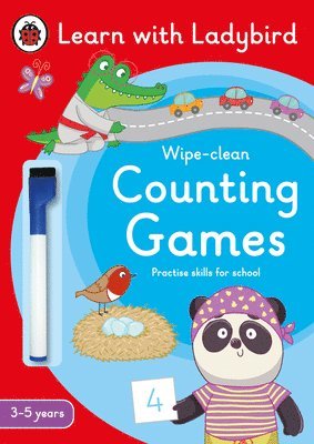 bokomslag Counting Games: A Learn with Ladybird Wipe-clean Activity Book (3-5 years)