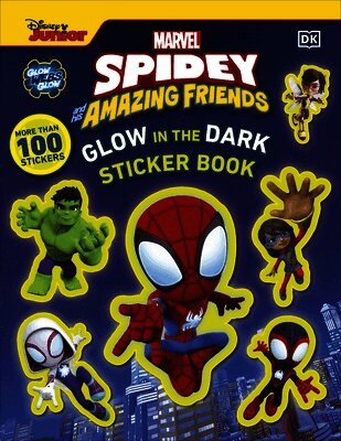 DK - Marvel Spidey and His Amazing Friends Glow in the Dark Sticker Book, Häftad