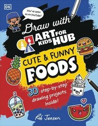 bokomslag Draw with Art for Kids Hub Cute and Funny Foods