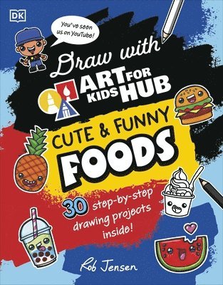 Draw with Art for Kids Hub Cute and Funny Foods 1