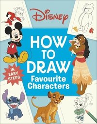 bokomslag Disney How to Draw Favourite Characters