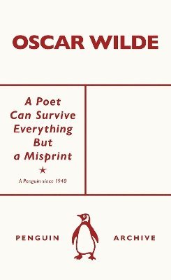 A Poet Can Survive Everything But a Misprint 1