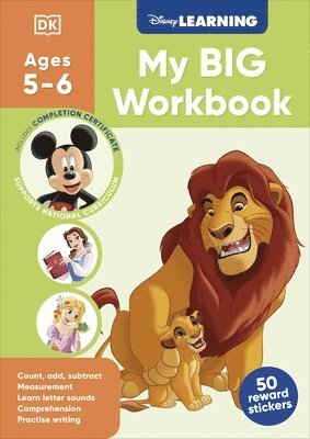 bokomslag Disney Learning Big Workbook Ages 5-6 (Year 1)