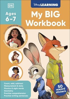 bokomslag Disney Learning Big Workbook Ages 6-7 (Year 2)