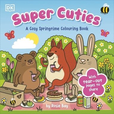 bokomslag Super Cuties: A Cosy Springtime Colouring Book