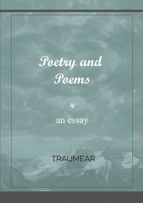 bokomslag Poetry and Poems