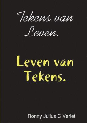 bokomslag Tekens van Leven. Leven van Tekens.