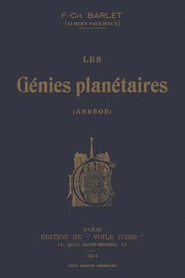 bokomslag Les Génies planétaires