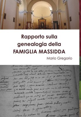 bokomslag Rapporto sulla genealogia della FAMIGLIA MASSIDDA