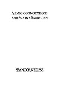 bokomslag A5emic connotations and Asia in a Barbarian