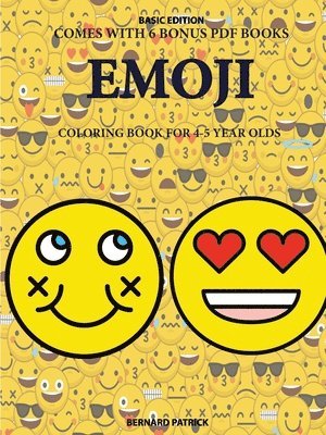 Coloring Book for 4-5 Year Olds (Emoji) 1