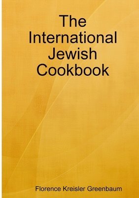 International Jewish Cookbook