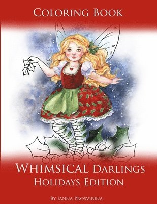 Coloring Book Whimsical Darlings Holidays Edition 1