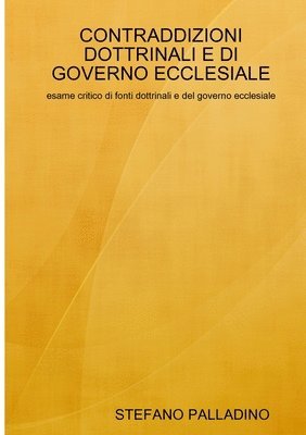 bokomslag Contraddizioni Dottrinali E Di Governo Ecclesiale