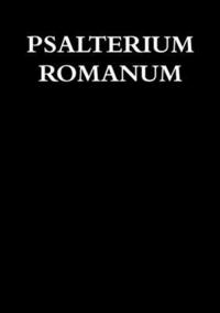 bokomslag PSALTERIUM ROMANUM