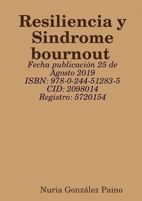 bokomslag Resiliencia y Sindrome bournout