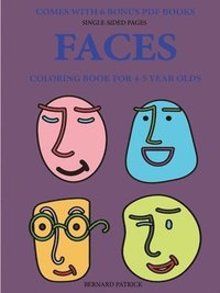 bokomslag colouring (coloring) book for 4-5 year olds with thick outlines for easy colouring (coloring).  This book has extra-large pictures with thick lines to promote error free colouring (coloring), to in...