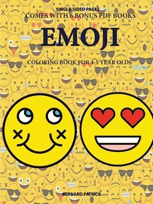 Coloring Book for 4-5 Year Olds (Emoji) 1