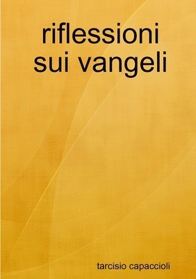 bokomslag riflessioni sui vangeli