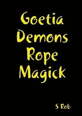 bokomslag Goetia Demons Rope Magick