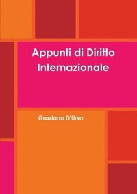 bokomslag Appunti di Diritto Internazionale