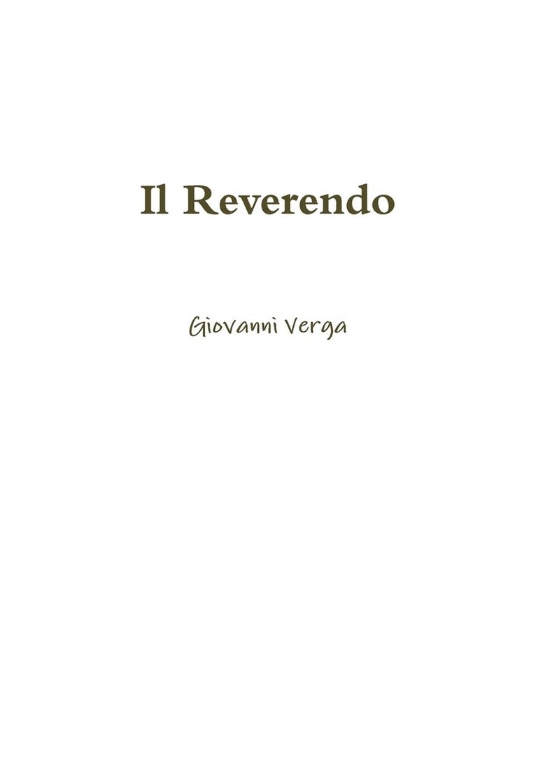 Il Reverendo 1
